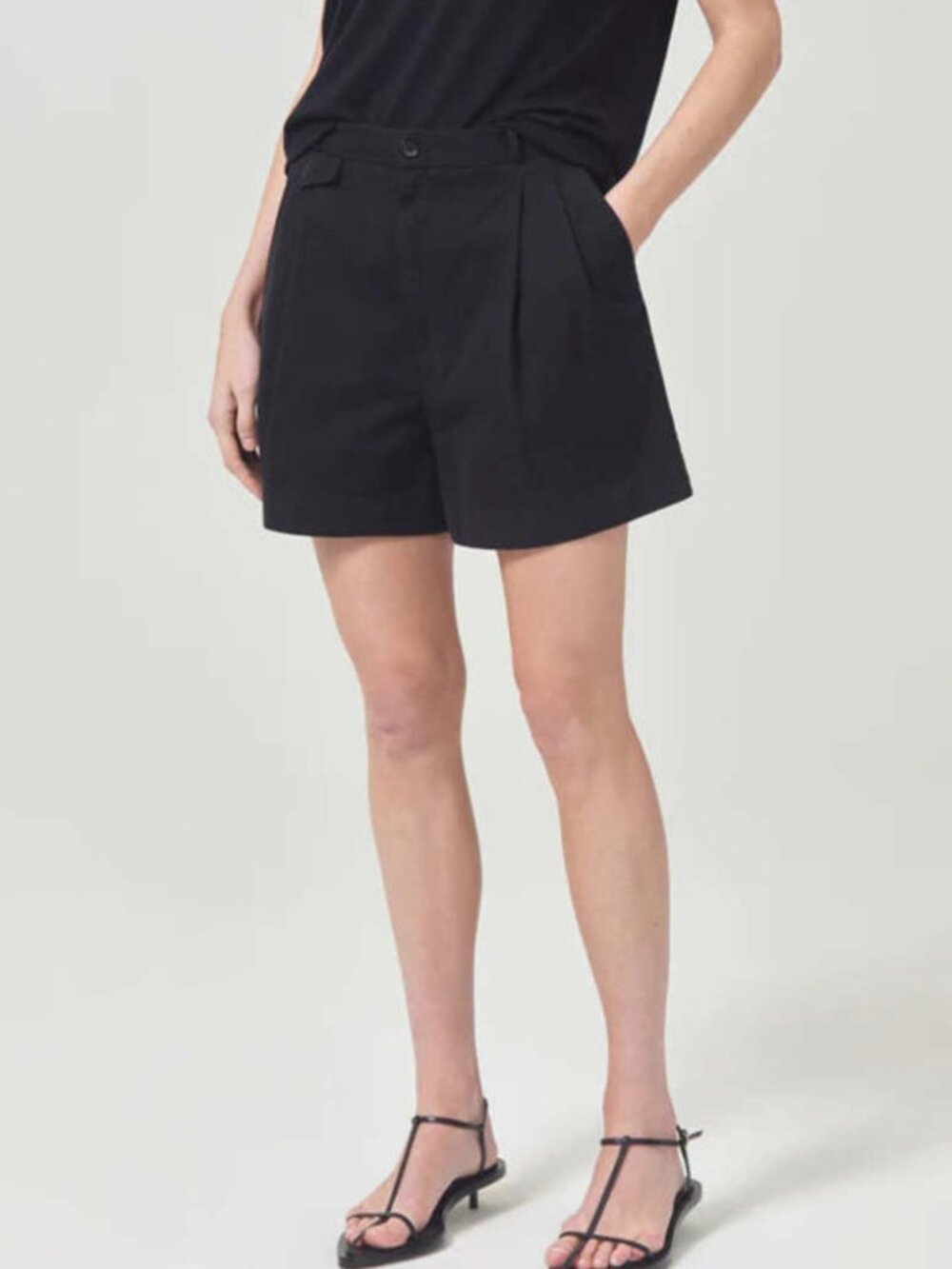 Agolde Black Becker Shorts in Black Size 29
